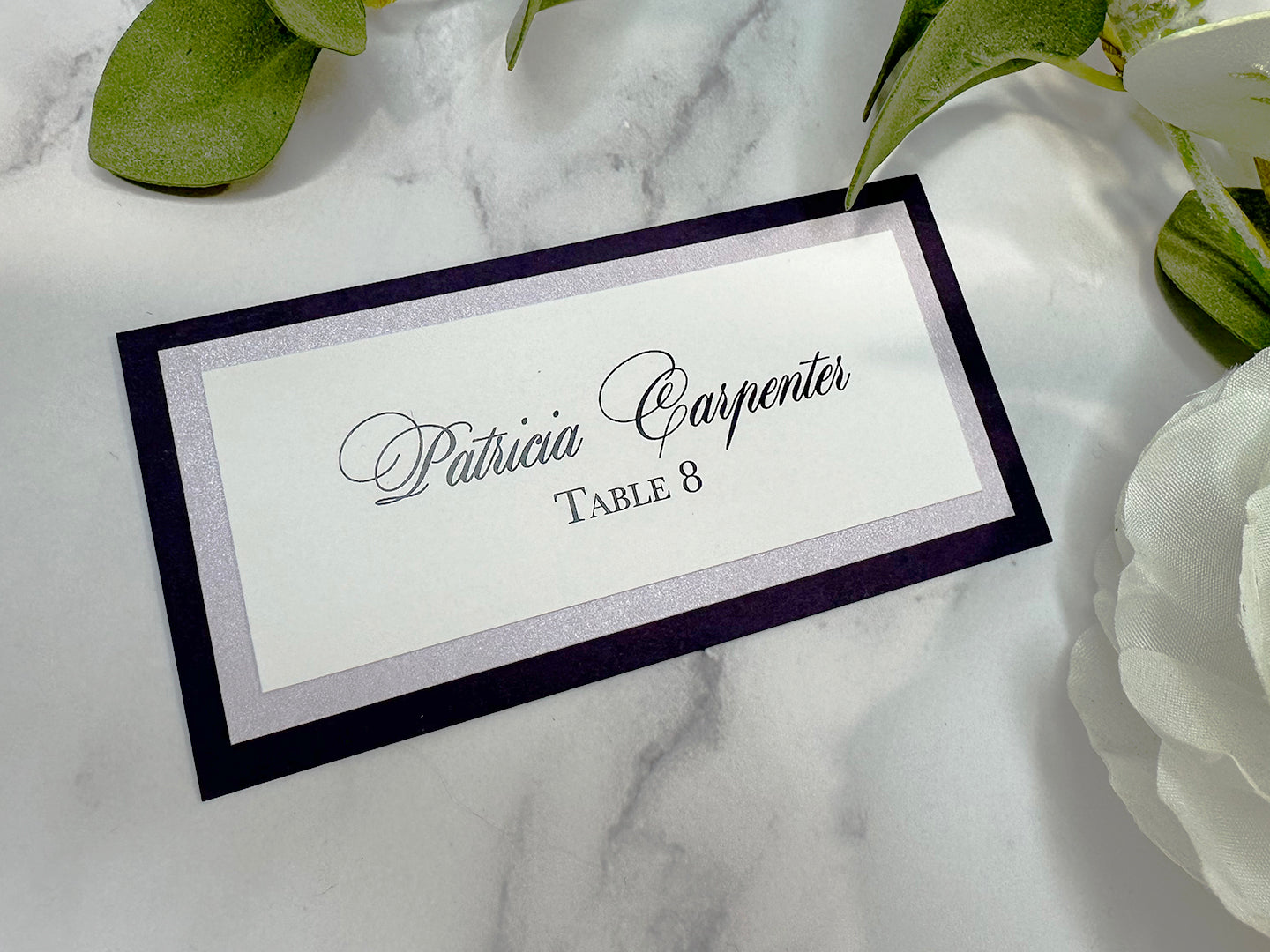 FLAT ESCORT CARD