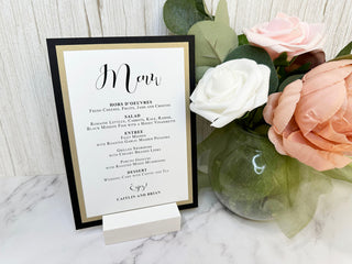 Annie - Wedding Menu