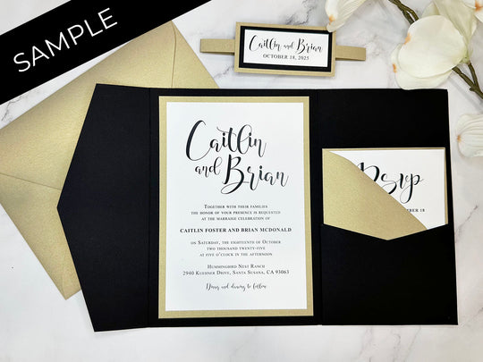 Annie - Premium Wedding Invitation Suite Sample