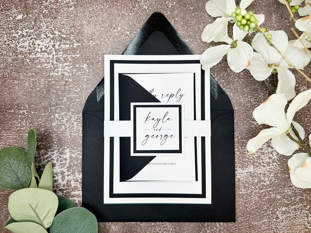 Anthony - Classic Wedding Invitation Suite Sample