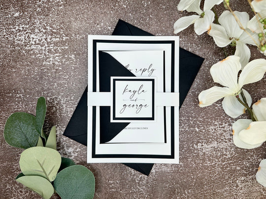 Anthony - Classic Wedding Invitation Suite Sample