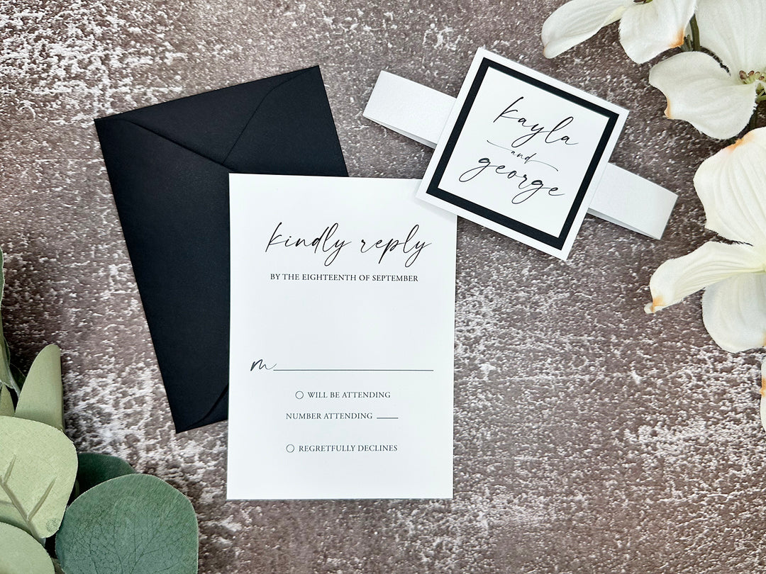 Anthony - Classic Wedding Invitation Suite Sample