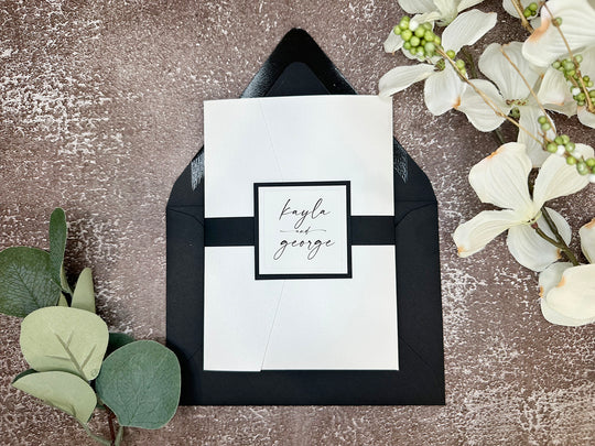 Anthony - Premium Wedding Invitation Suite Sample