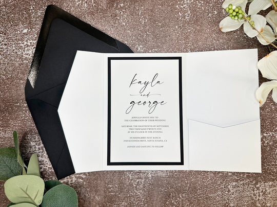 Anthony - Premium Wedding Invitation Suite Sample