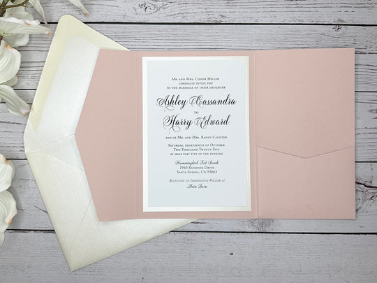 Ashley - Premium Wedding Invitation Suite Sample