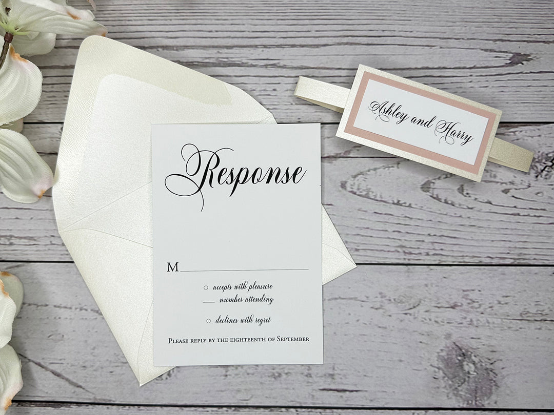 Ashley - Premium Wedding Invitation Suite Sample