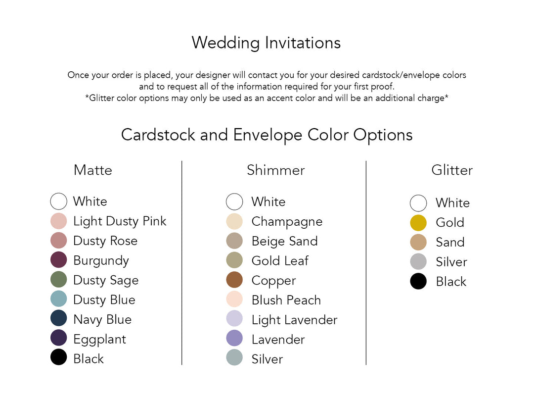 Susie - Premium Wedding Invitation Suite Sample