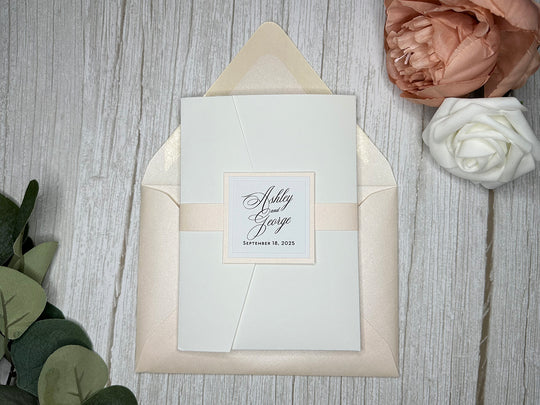 Kathy - Premium Wedding Invitation Suite Sample