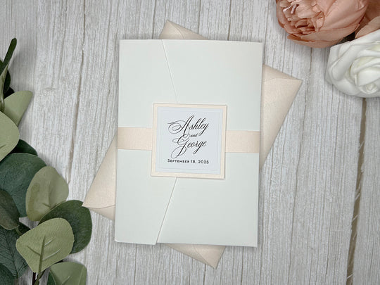 Kathy - Premium Wedding Invitation Suite Sample