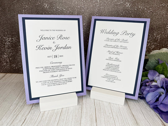 Keely - Wedding Program