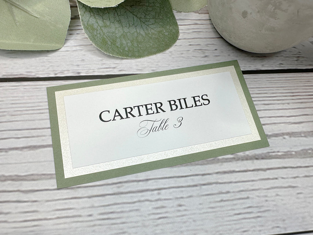 Margie - Flat Wedding Escort Cards