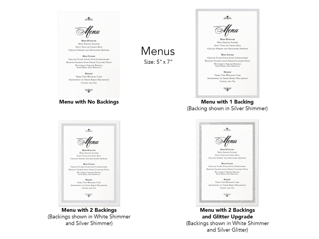 Niko - Wedding Menu