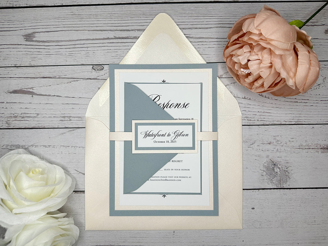 Niko - Classic Wedding Invitation Suite Sample