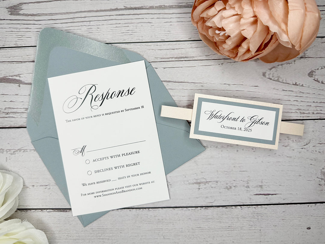 Niko - Classic Wedding Invitation Suite Sample