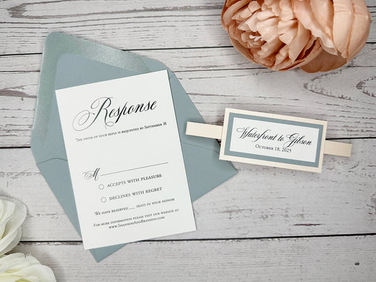 Niko - Classic Wedding Invitation Suite Sample