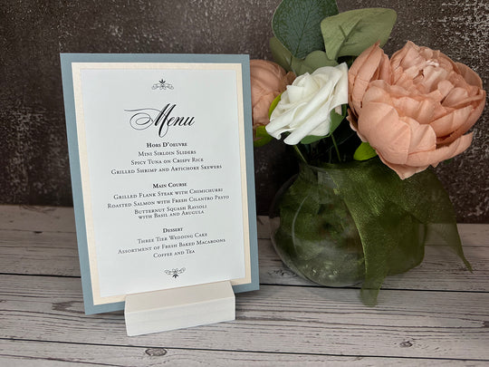 Niko - Wedding Menu