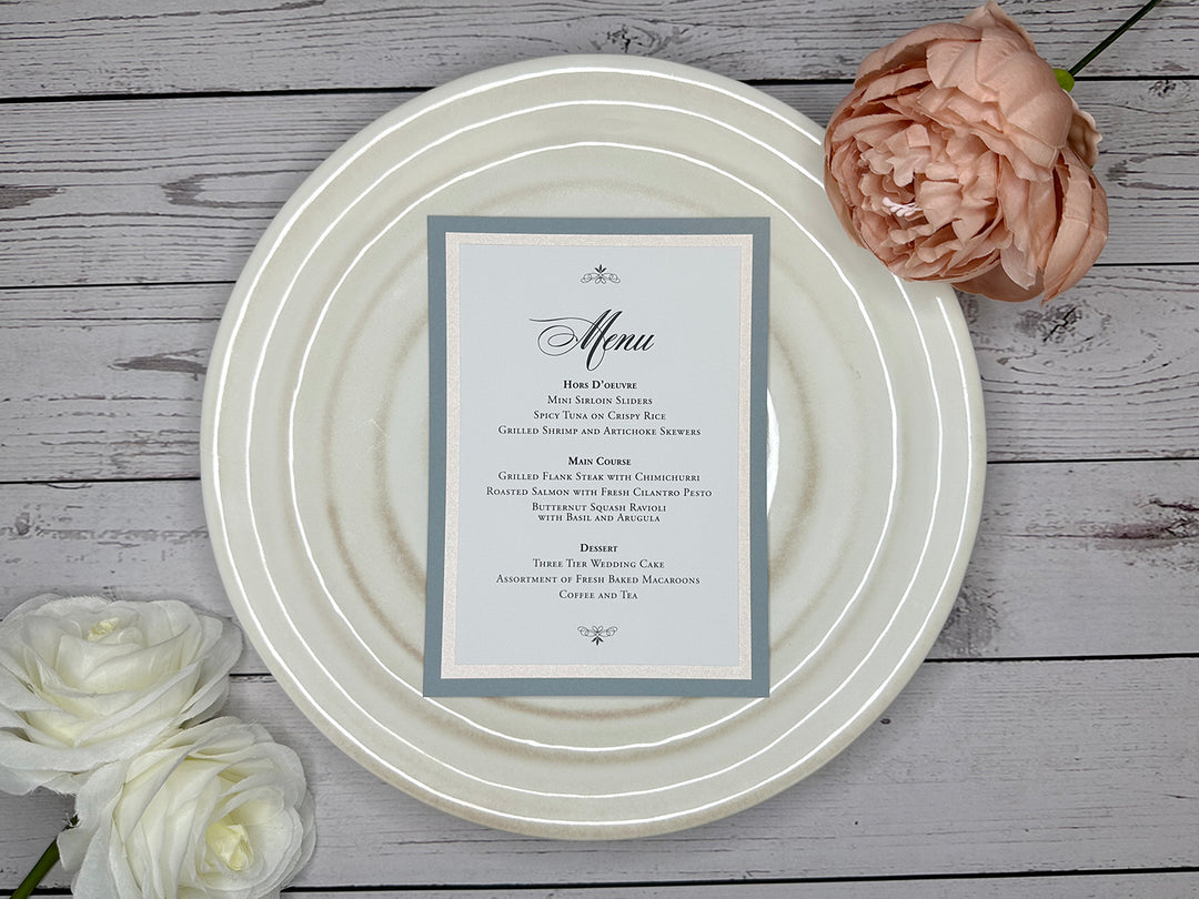 Niko - Wedding Menu