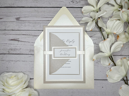 Parker - Classic Wedding Invitation Suite Sample