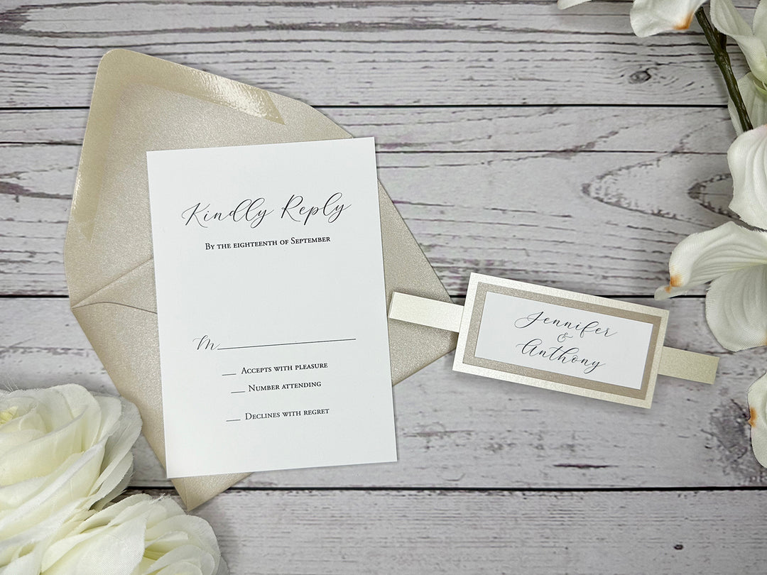 Parker - Classic Wedding Invitation Suite Sample