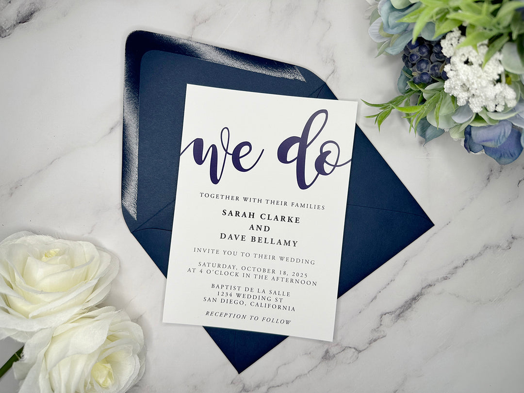 Rosie - Basic Wedding Invitation Suite Sample