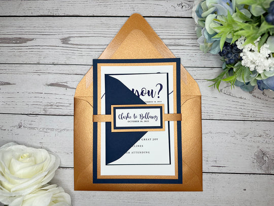 Rosie - Classic Wedding Invitation Suite Sample