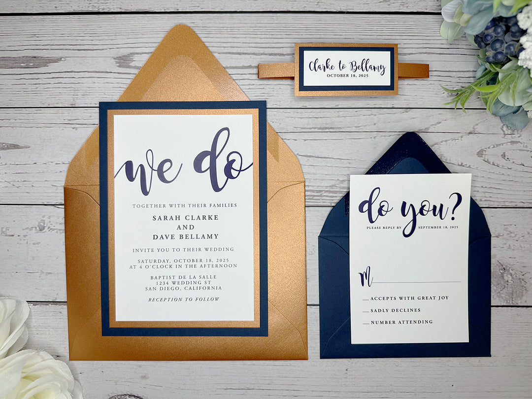 Rosie - Classic Wedding Invitation Suite Sample