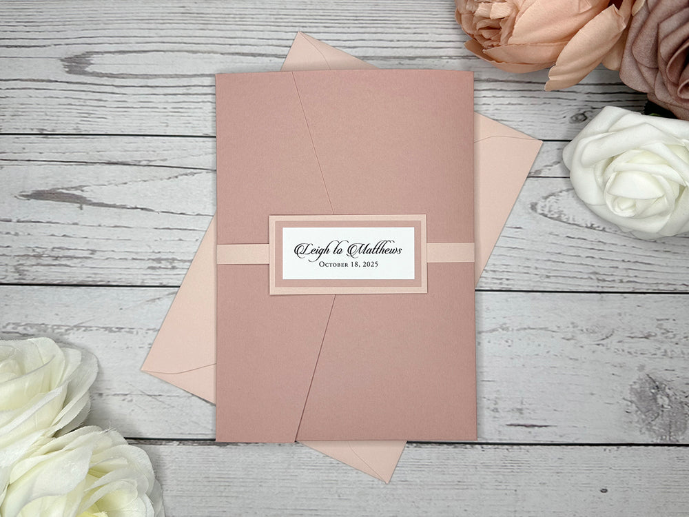 Steff - Premium Wedding Invitation Suite Sample