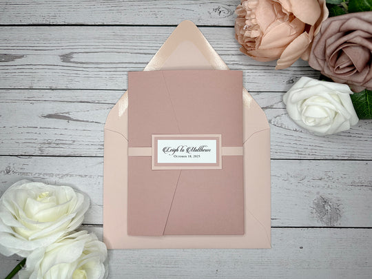 Steff - Premium Wedding Invitation Suite Sample