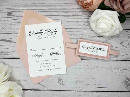 Steff - Premium Wedding Invitation Suite Sample