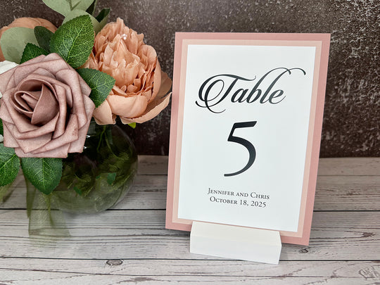 Steff - Wedding Table Numbers