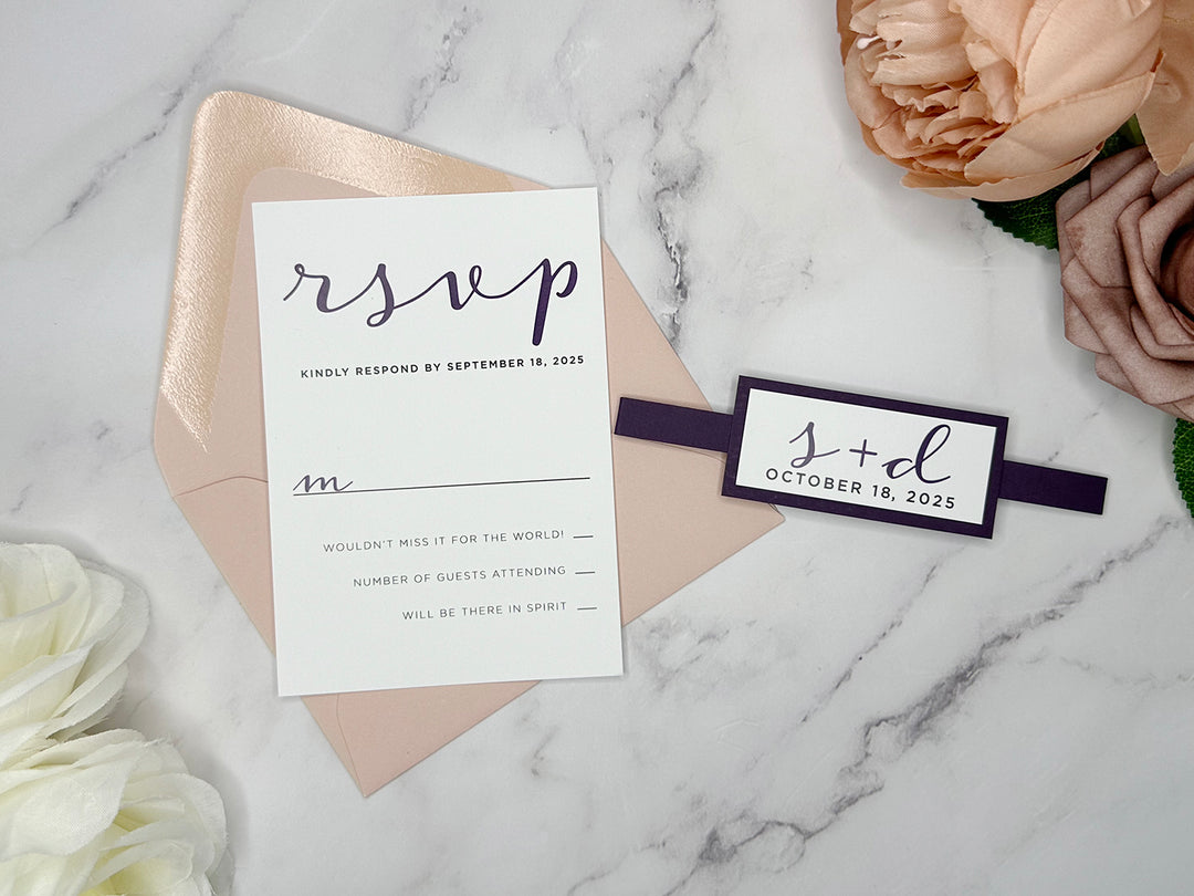 Susie - Basic Wedding Invitation Suite Sample