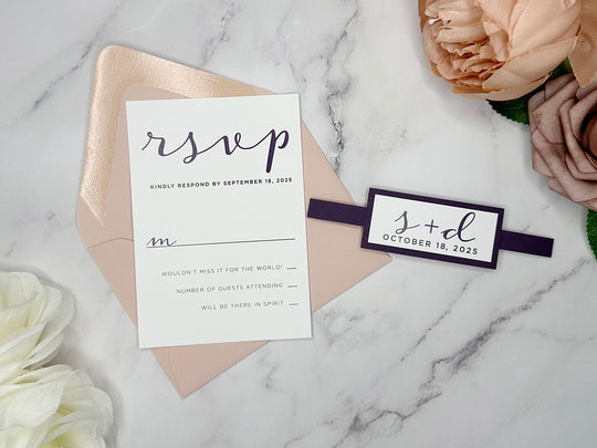 Susie - Basic Wedding Invitation Suite Sample