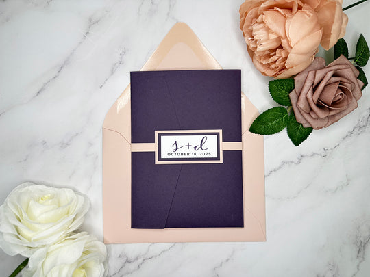 Susie - Premium Wedding Invitation Suite Sample