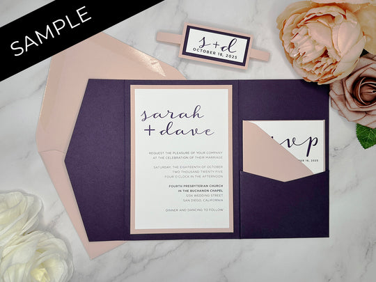 Susie - Premium Wedding Invitation Suite Sample