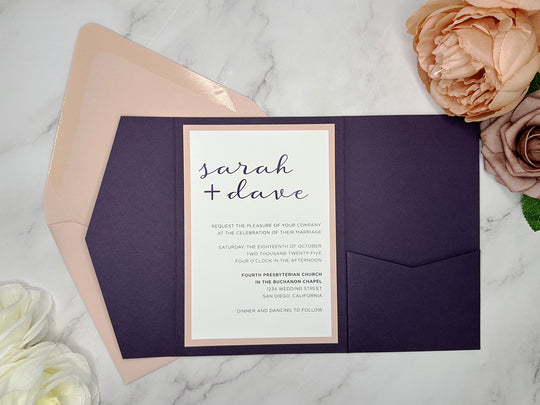 Susie - Premium Wedding Invitation Suite Sample