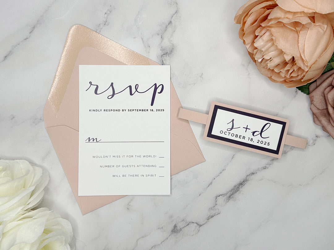 Susie - Premium Wedding Invitation Suite Sample