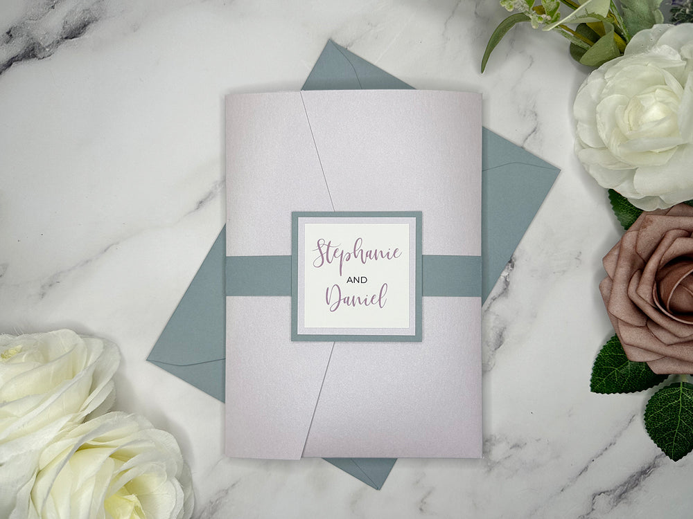 Zoey - Premium Wedding Invitation Suite Sample