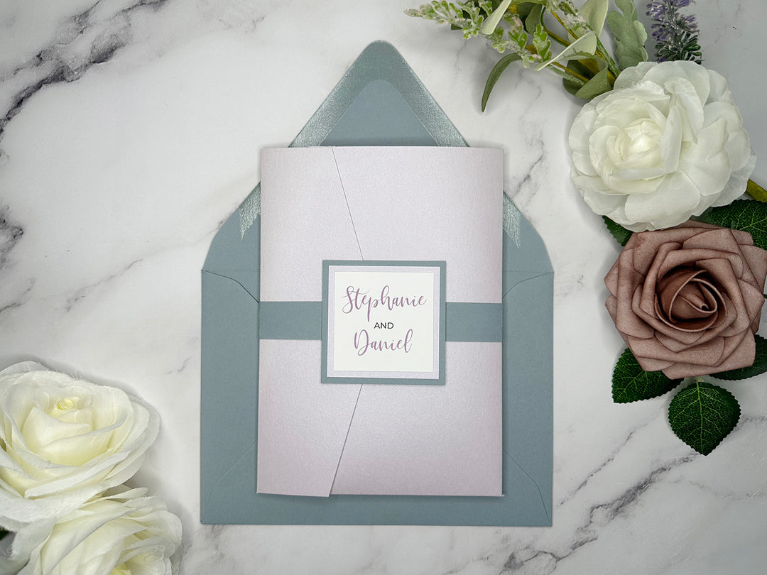 Zoey - Premium Wedding Invitation Suite Sample