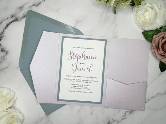 Zoey - Premium Wedding Invitation Suite Sample